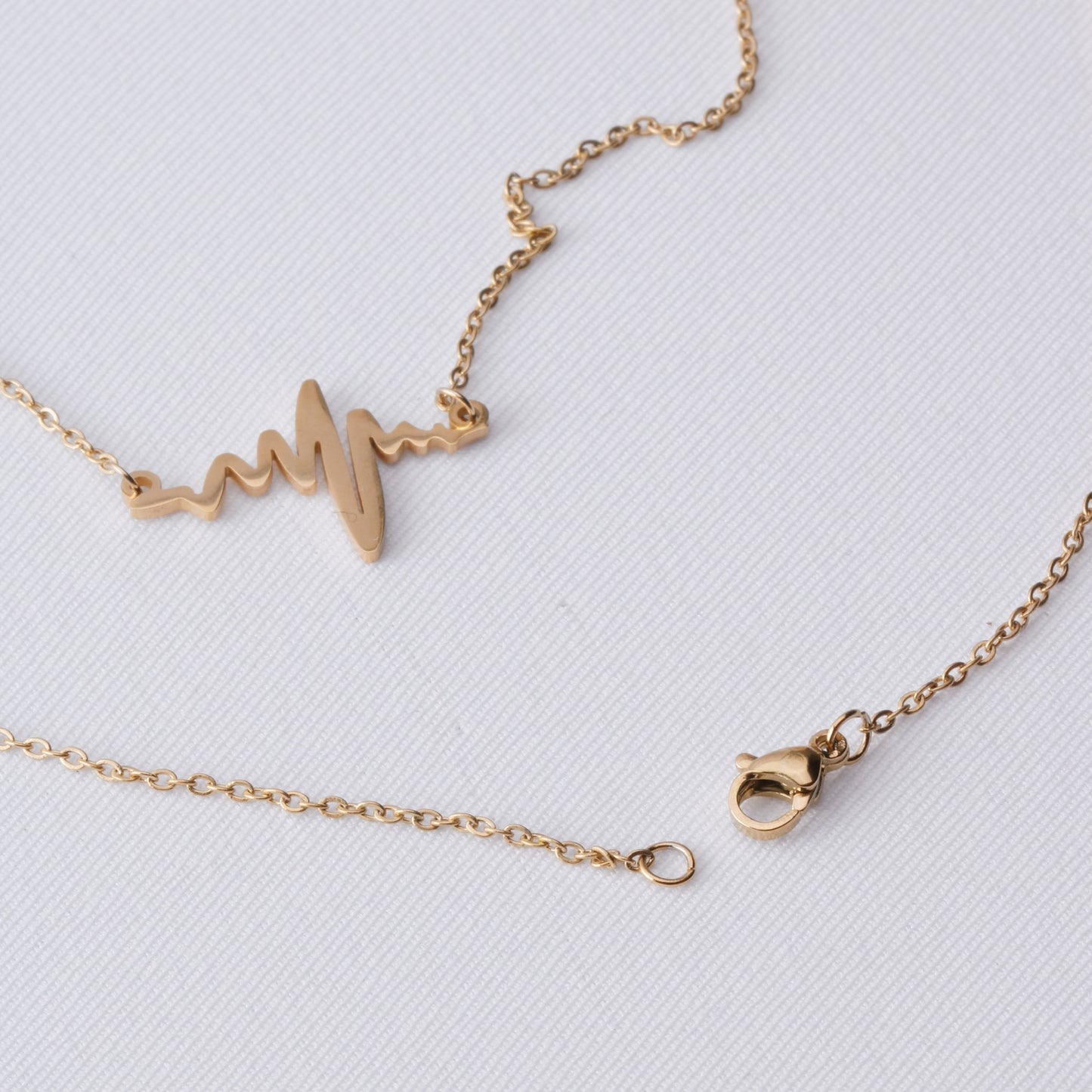 Heartbeat Gold Necklace