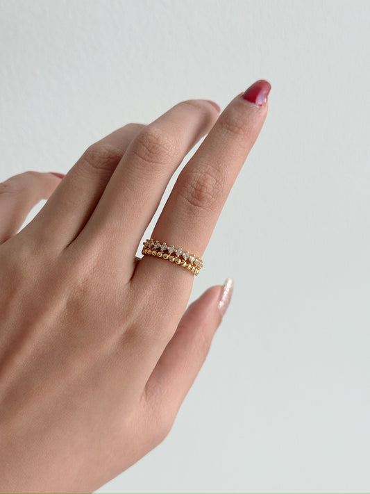 Mika gold ring