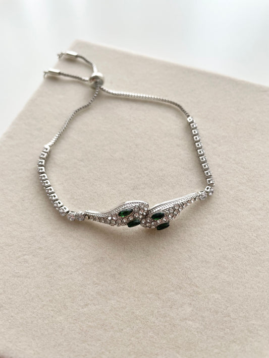 snake1 Silver snake bracelet