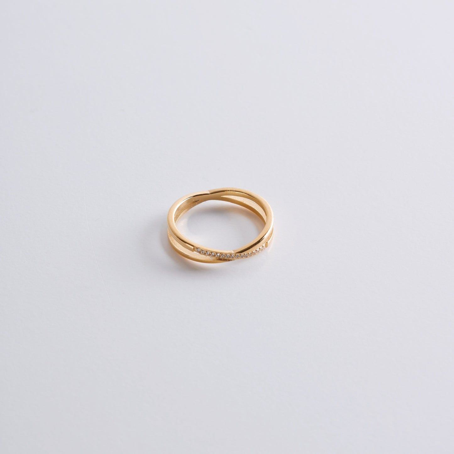 X Gold Ring