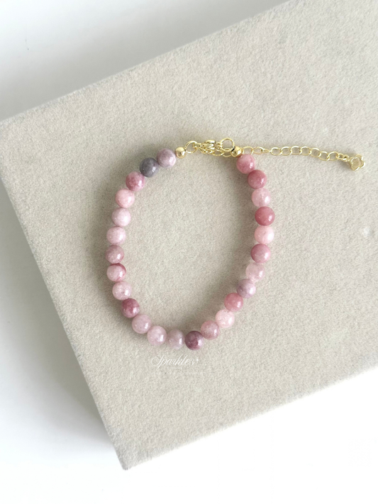 Aura14 Sunstone Angelite Adjustable Bracelet