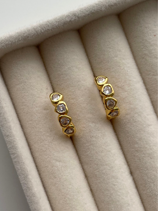 ge1414 gold hoop earrings