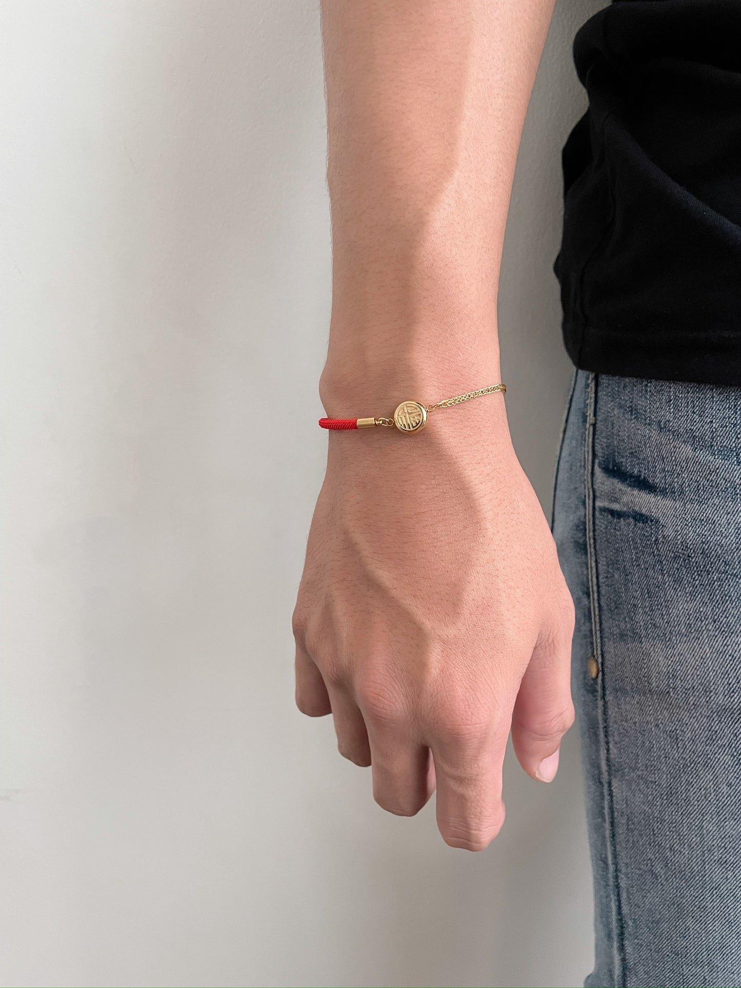 George Red String Bracelet