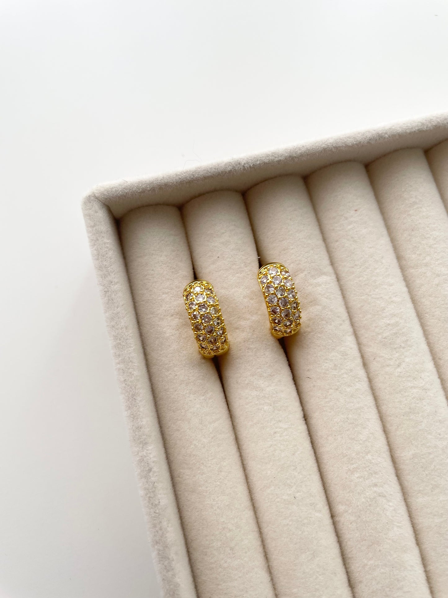 ge1346 Chunky hoop earrings