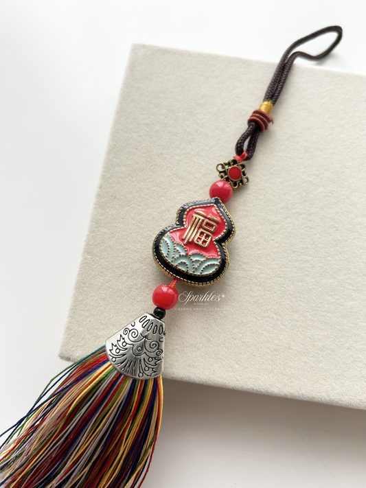 Charm19 Multi-Colored Hulu Bag Charm