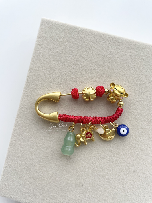 CNY Lucky Zodiac Pin - Monkey