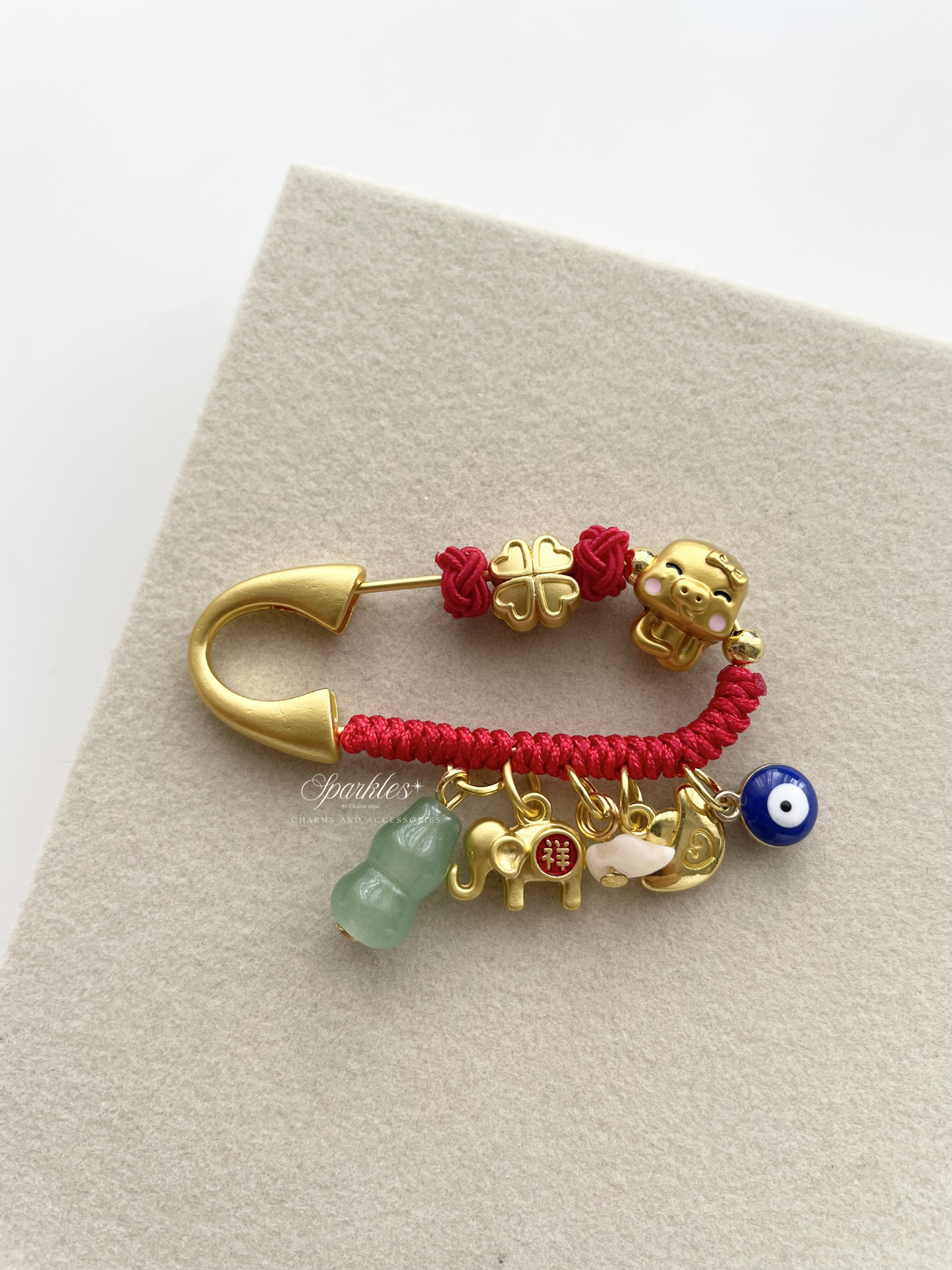 CNY Lucky Zodiac Pin - Snake