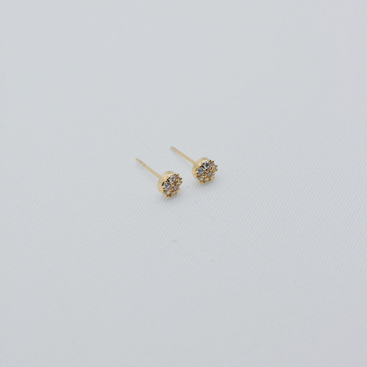 Brylee Gold Stud Earrings – Sparkles by Olivia Manila