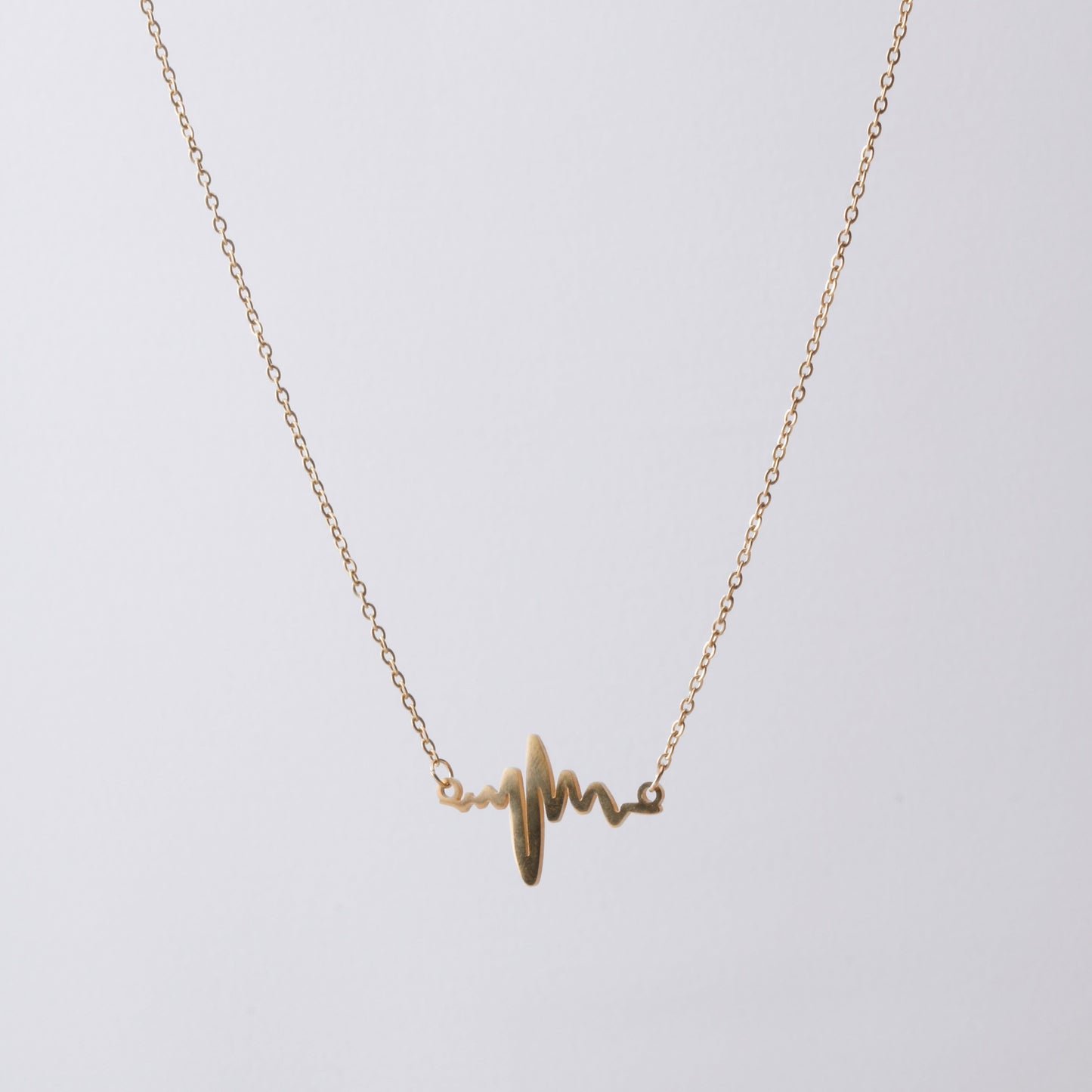 Heartbeat Gold Necklace