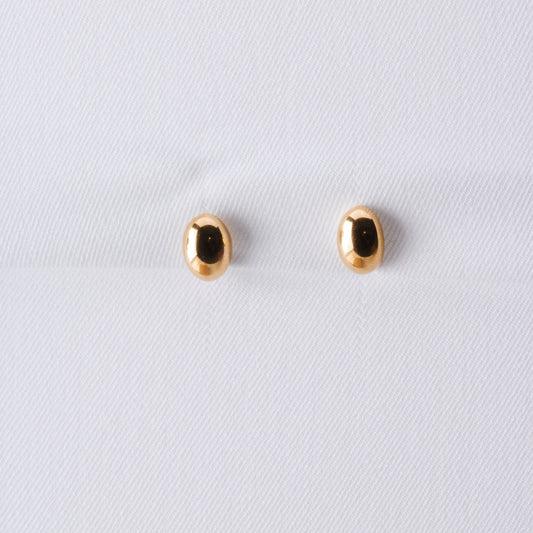 Liza gold stud earrings