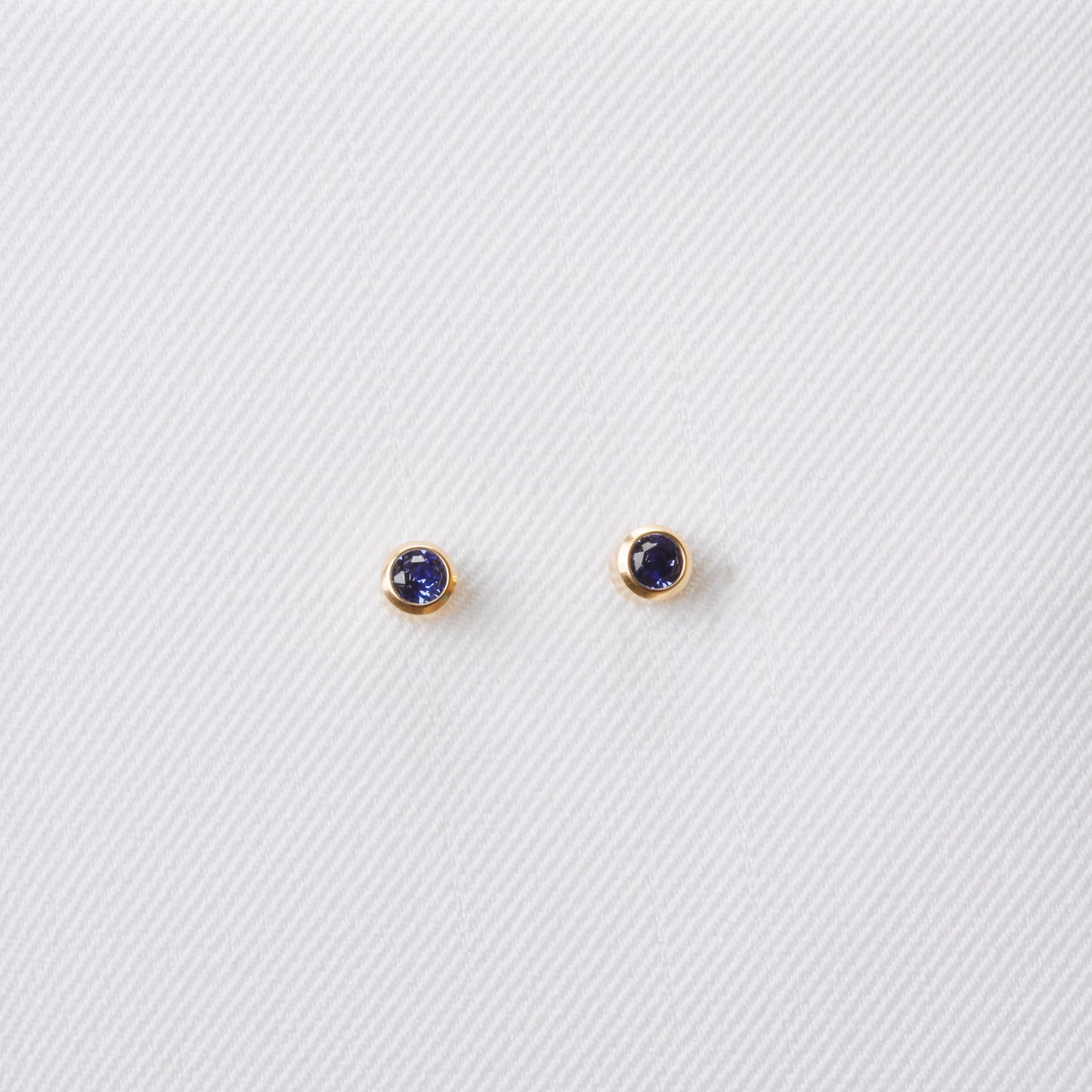 September - Sapphire birthstone earrings