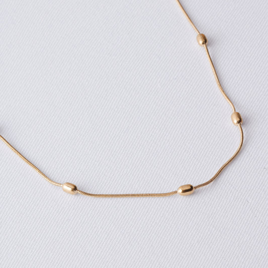 Stella Gold Beads Necklace