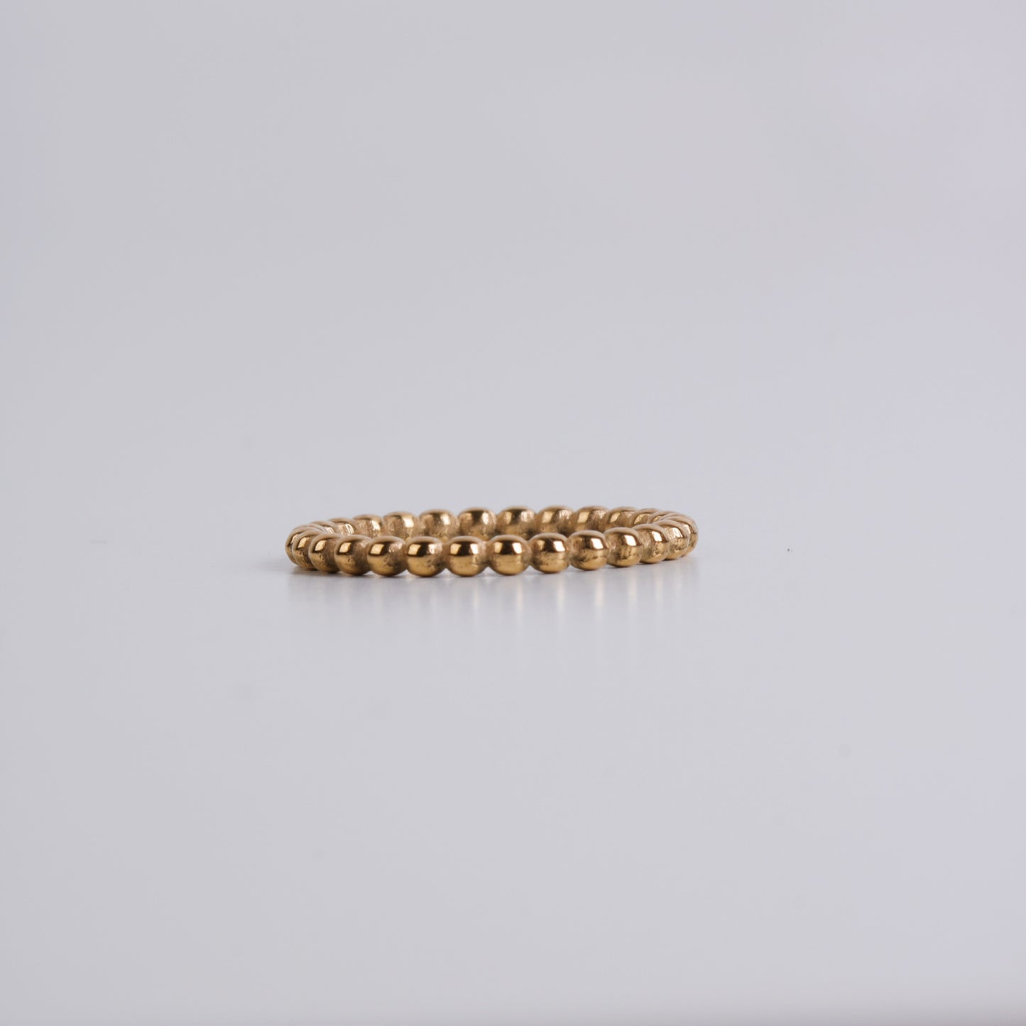 Beaded Gold Ring with sizes