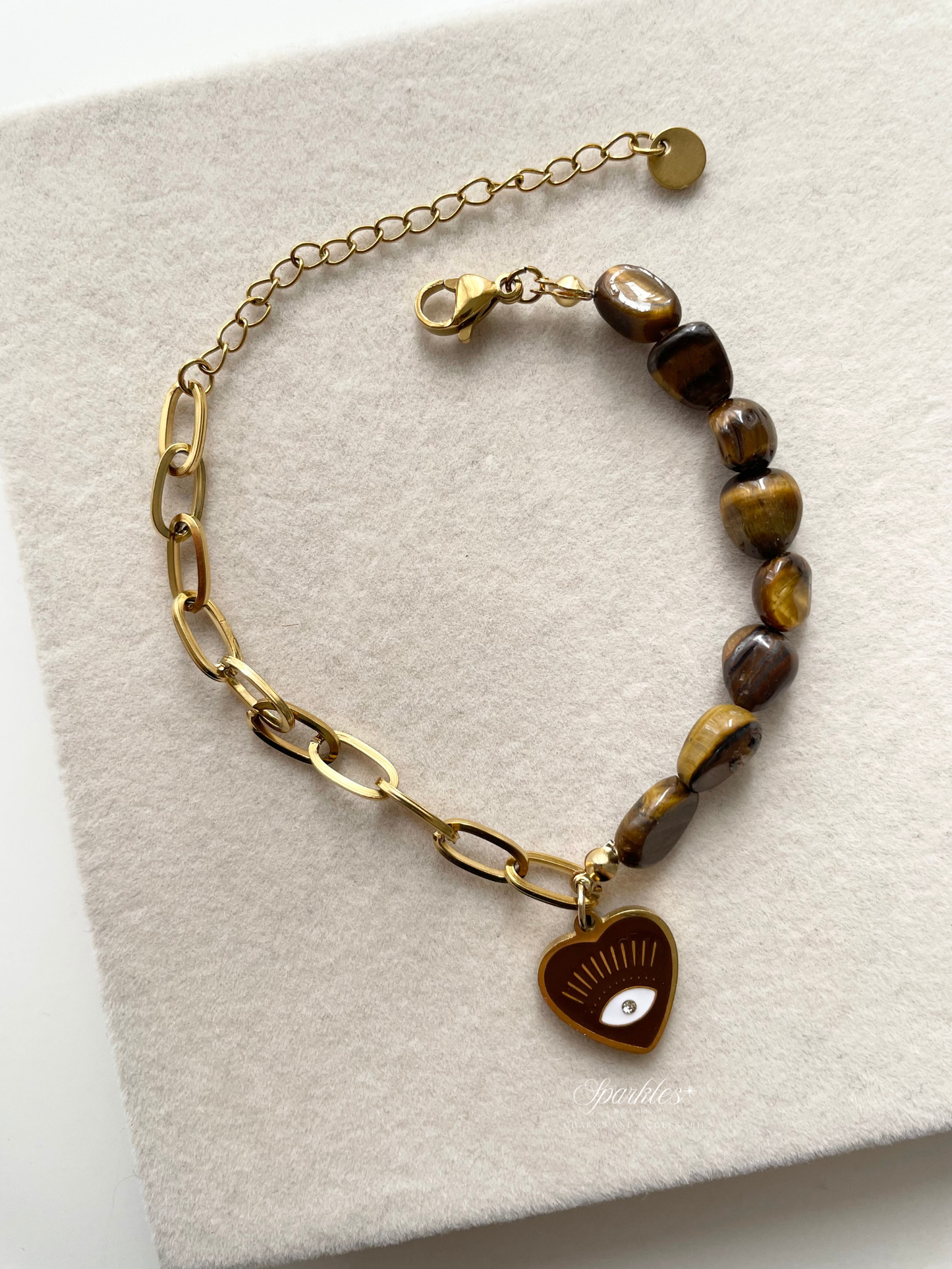gb615 Tiger’s Eye Evil Eye