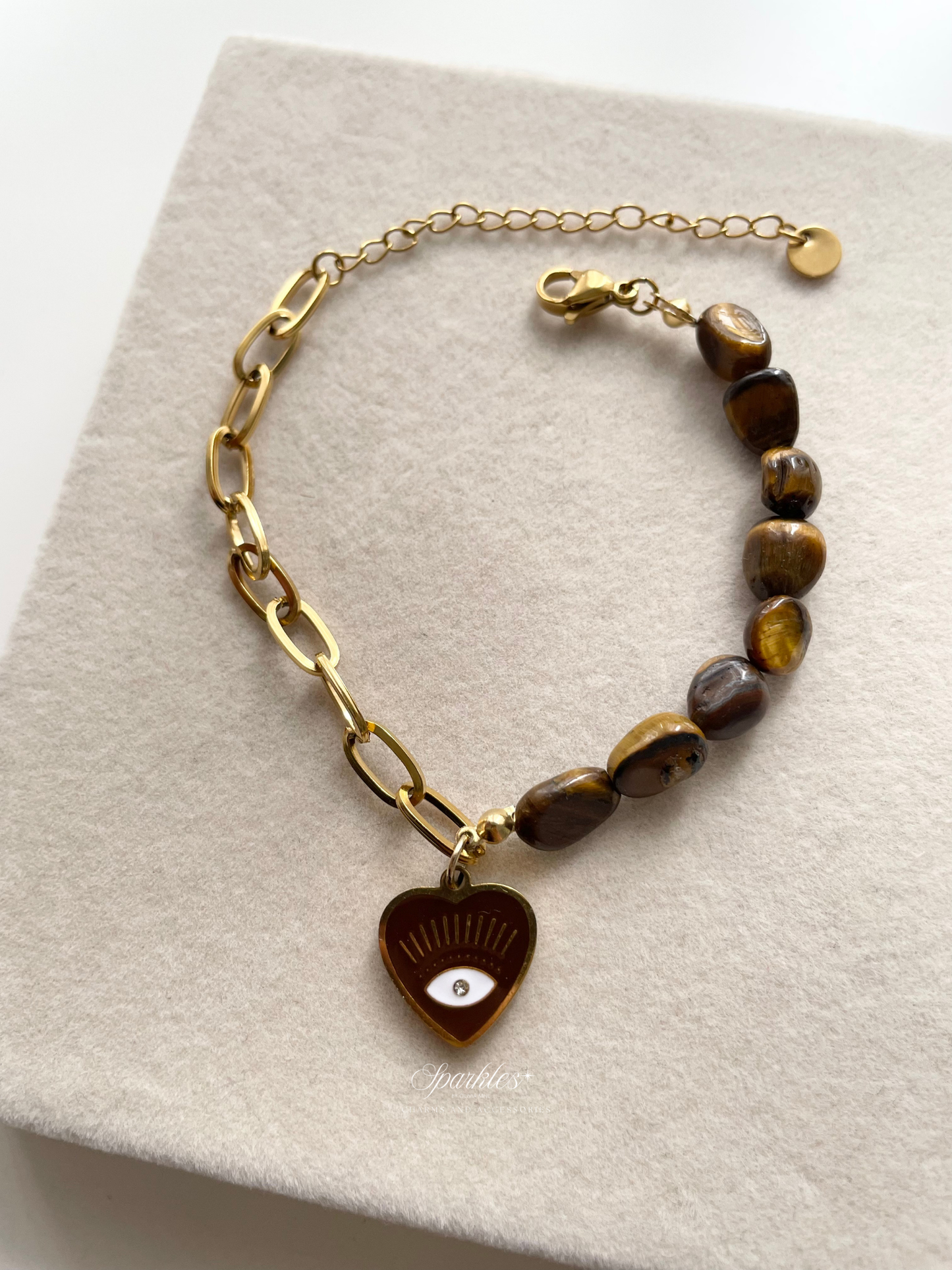 gb615 Tiger’s Eye Evil Eye