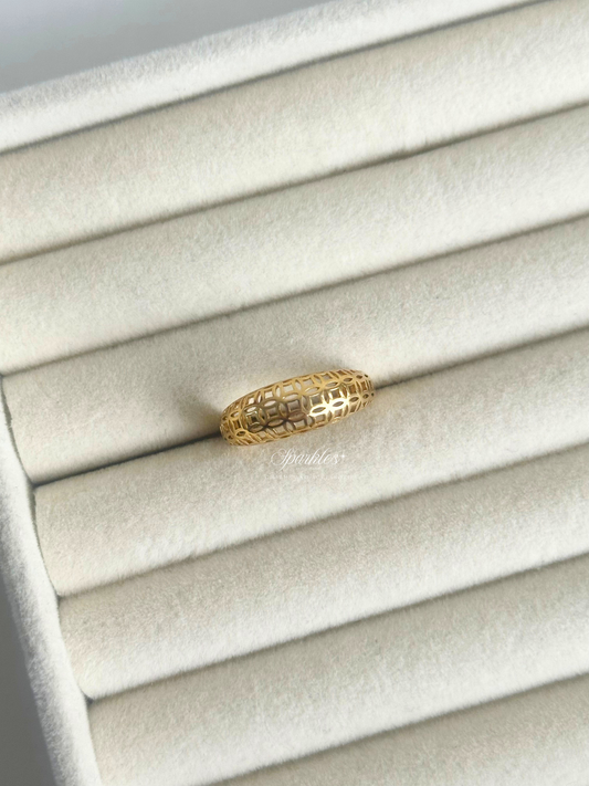 Gold Money Ring Adjustable gr879