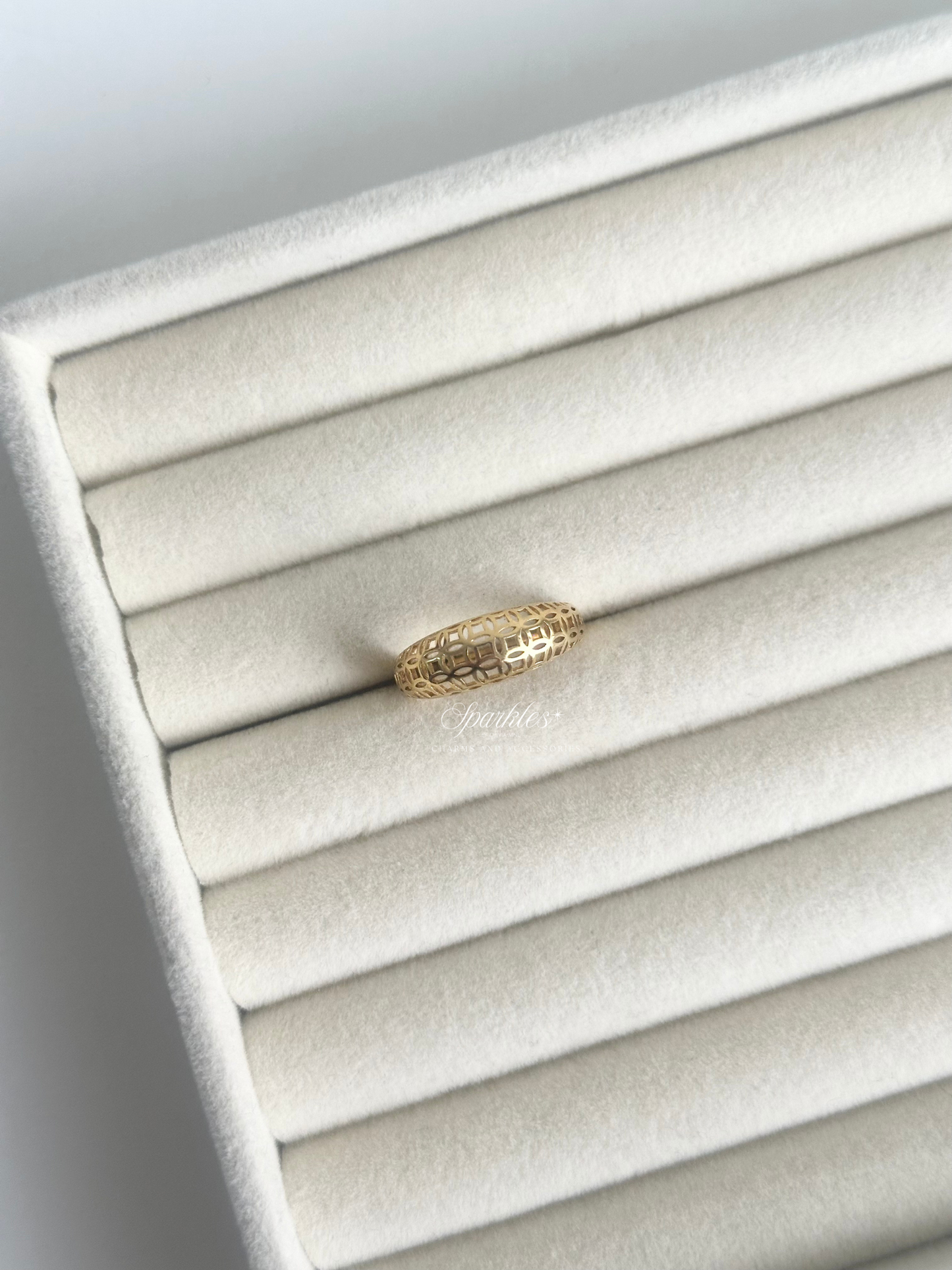 Gold Money Ring Adjustable gr879