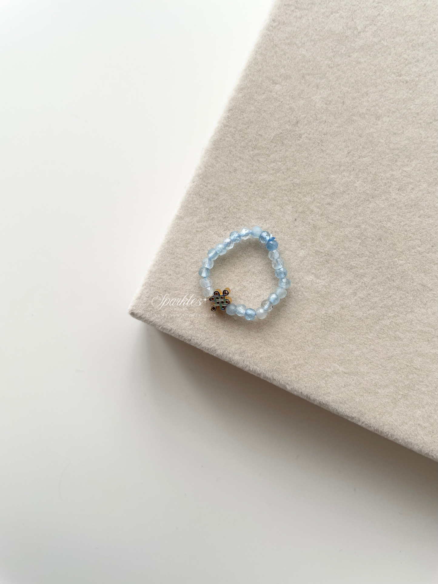 Labradorite with Mystic Knot Ring w/ sizes