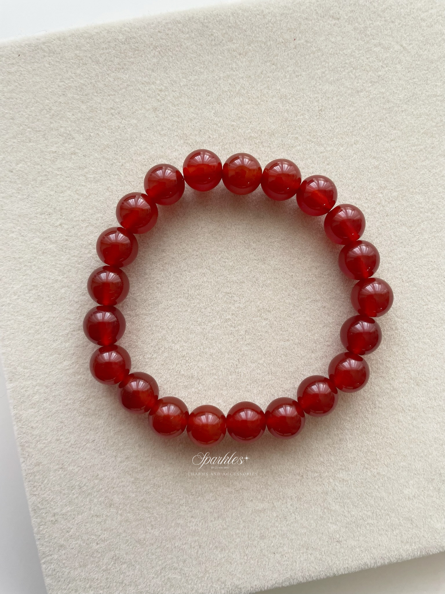 M1 Red Agate Stone Bracelet with Sizes