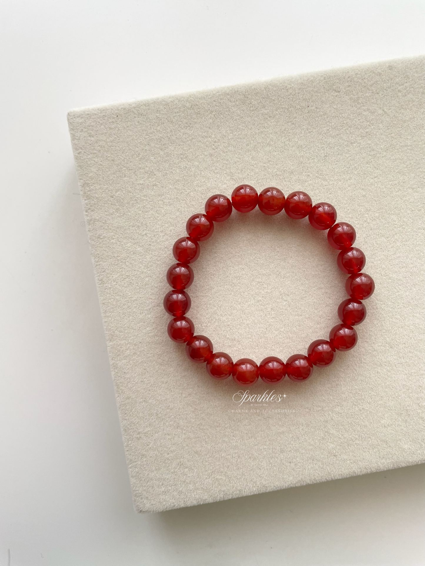 M1 Red Agate Stone Bracelet with Sizes