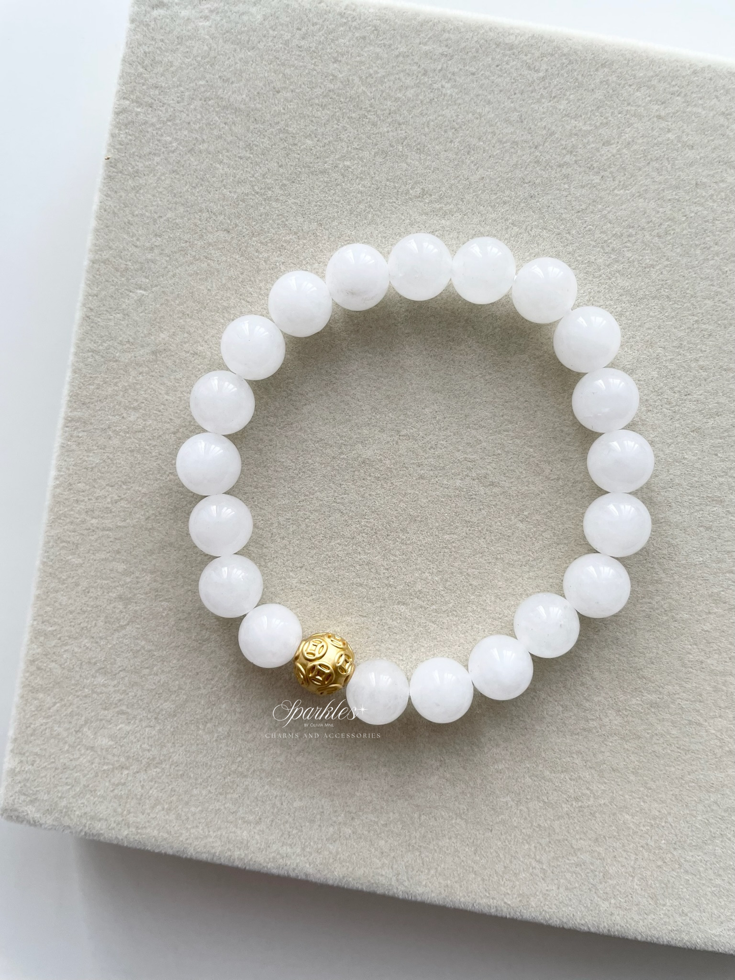 MB4 Moneyball in Moonstone Bracelet with Sizes