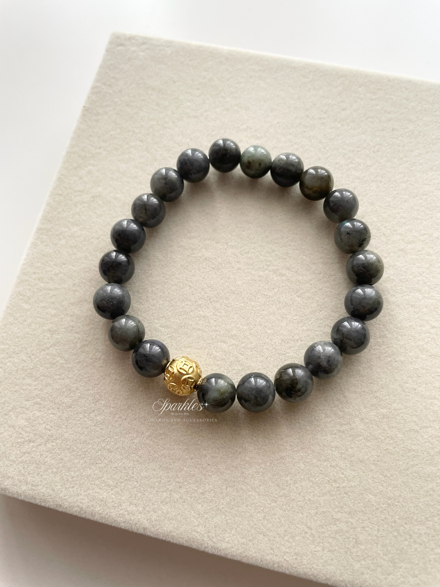 MB7 Moneyball in Labradorite Bracelet with Sizes
