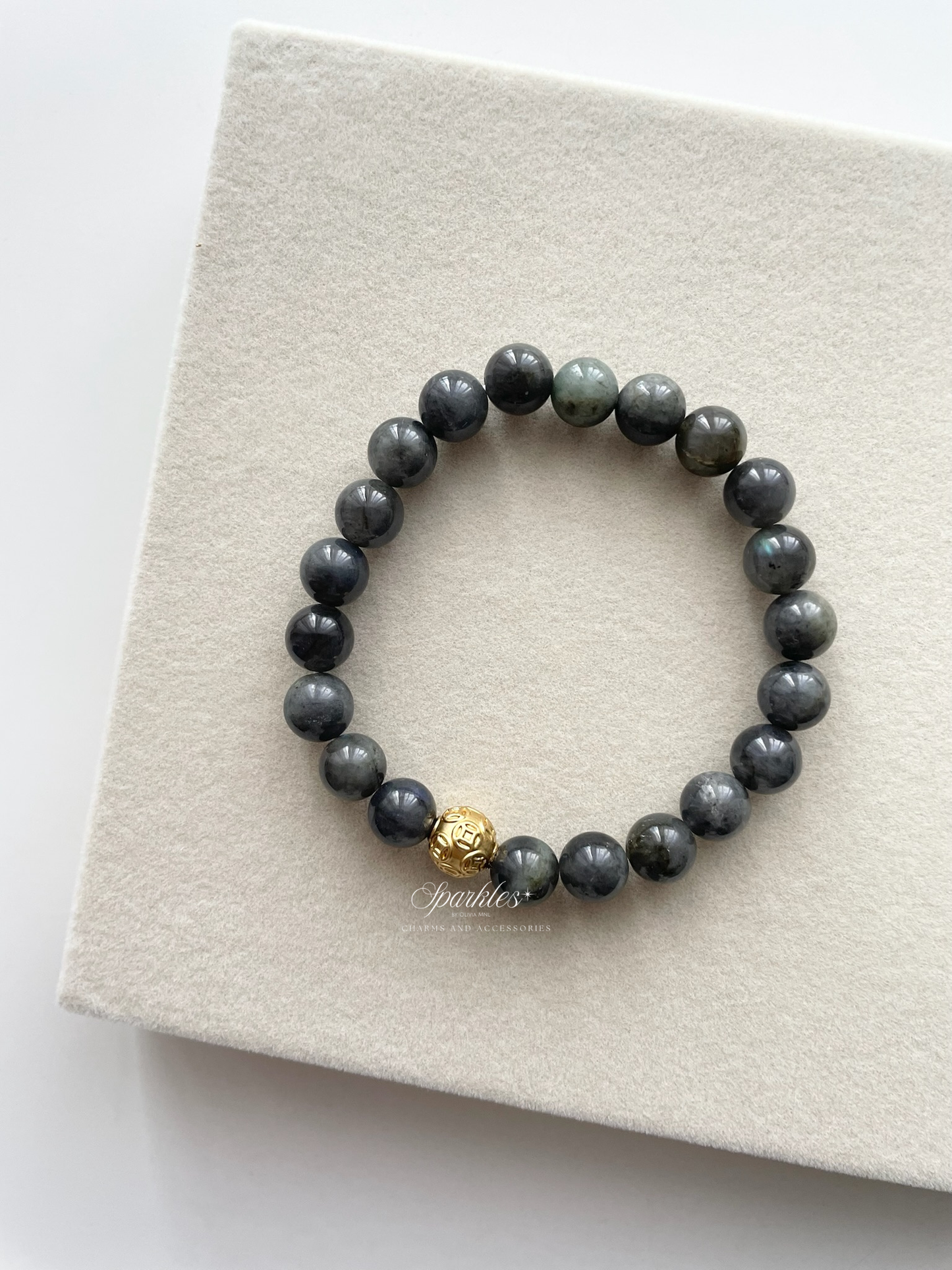 MB7 Moneyball in Labradorite Bracelet with Sizes