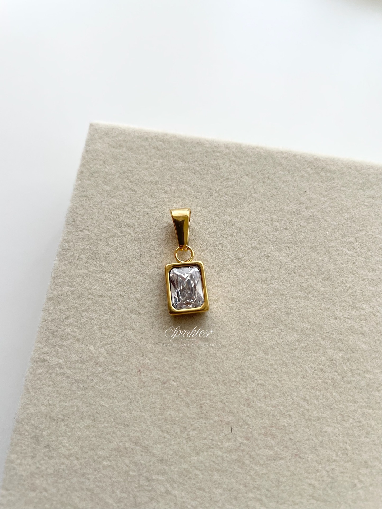 pendant13 Square Stone Pendant