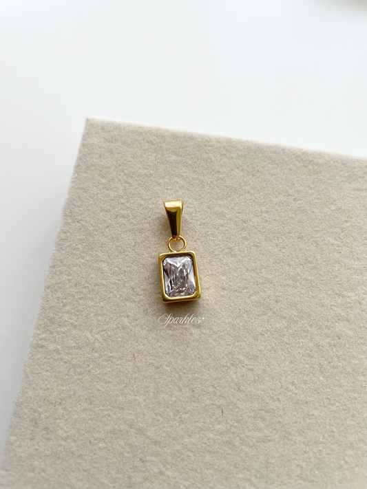 pendant13 Square Stone Pendant