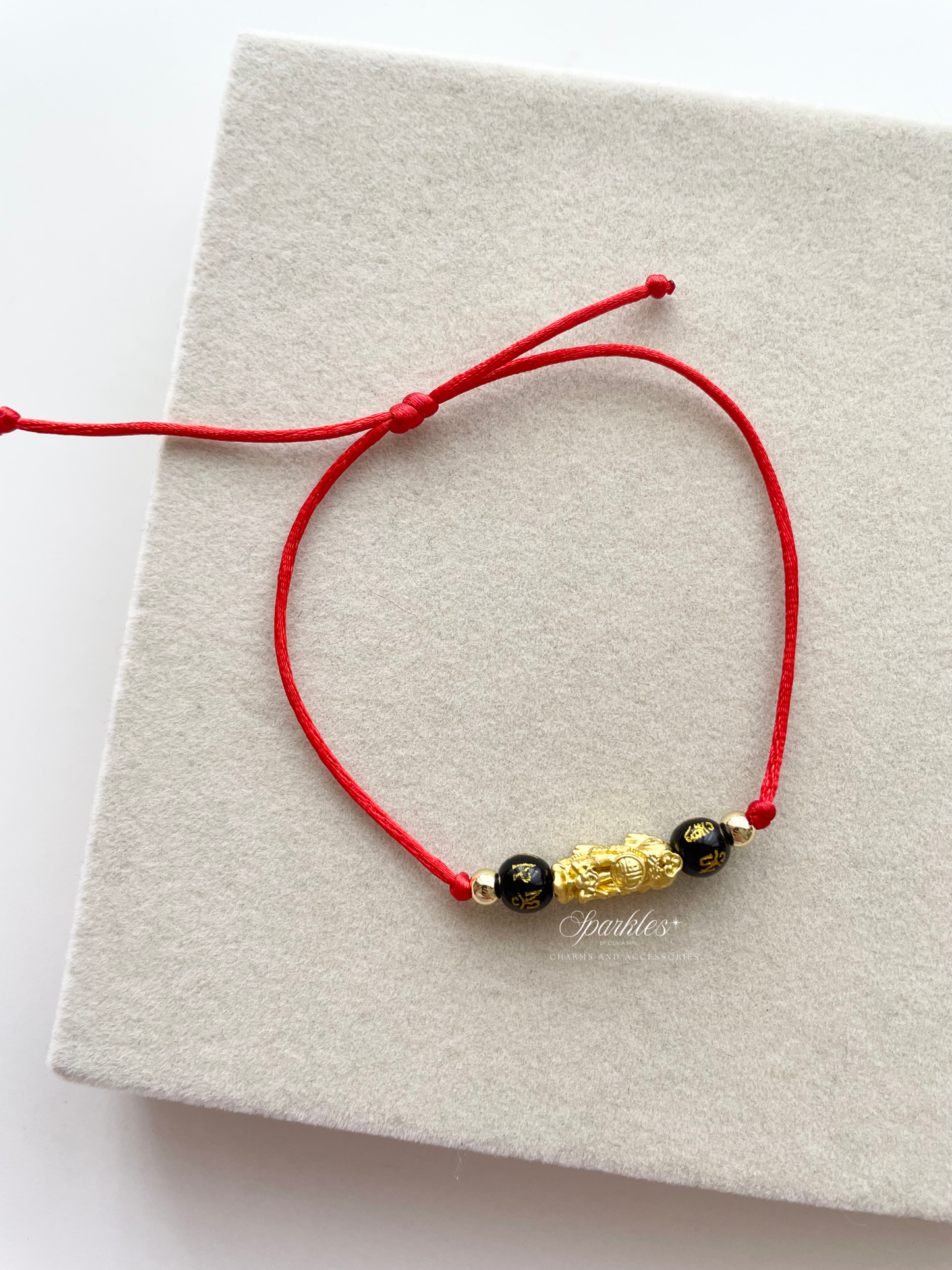piyaored Piyao Red String Bracelet (Freesize)