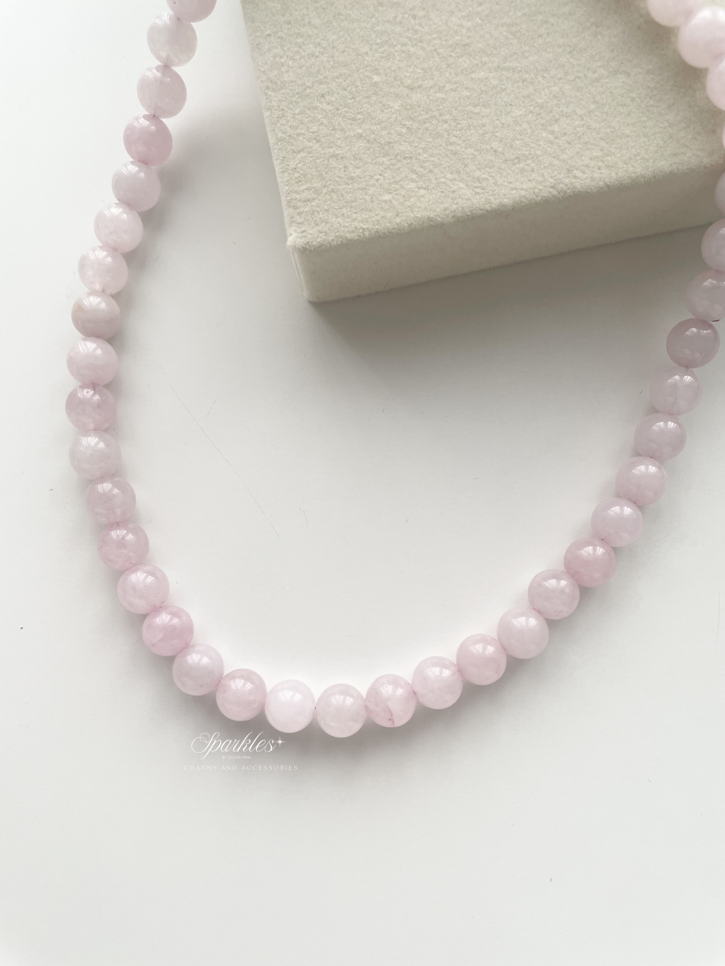 pn3 Rose Quartz Necklace 8mm