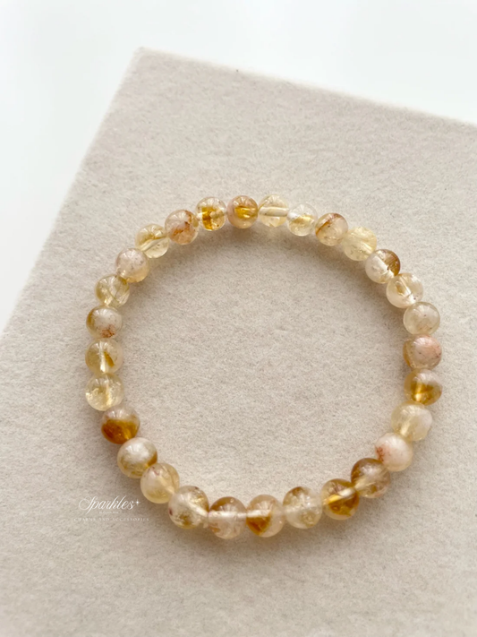 Sel10 Citrine stone bracelet with sizes