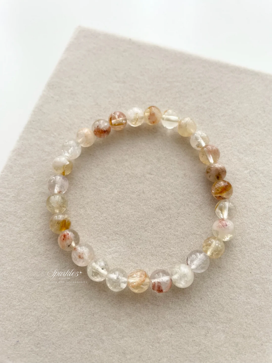 Sel12 Golden Healer stone bracelet with sizes