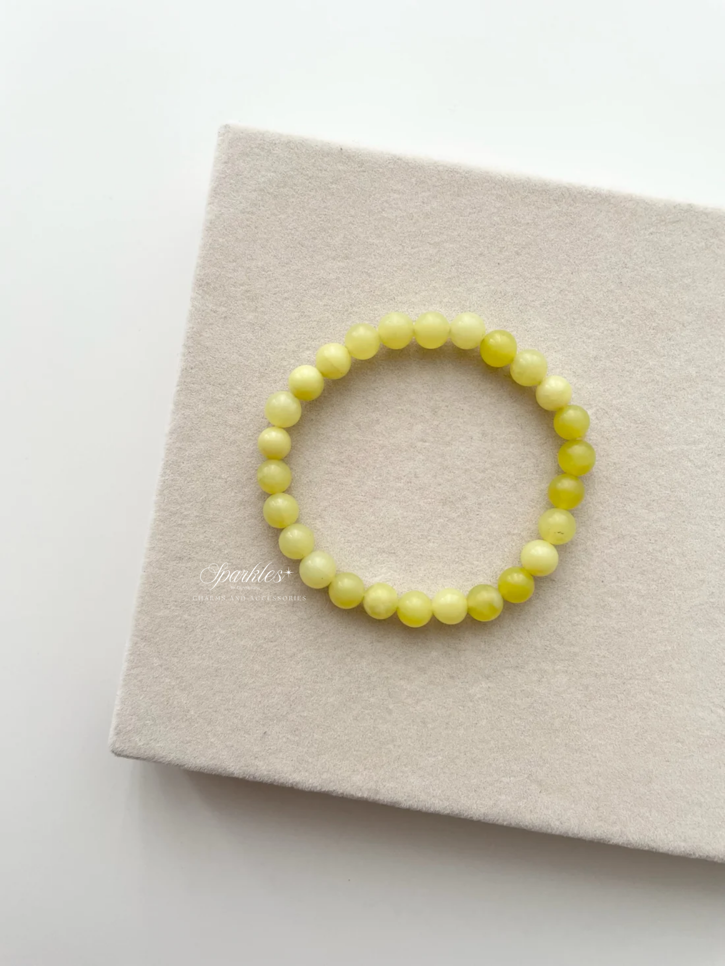Sel13 Olivian Jade stone bracelet with sizes
