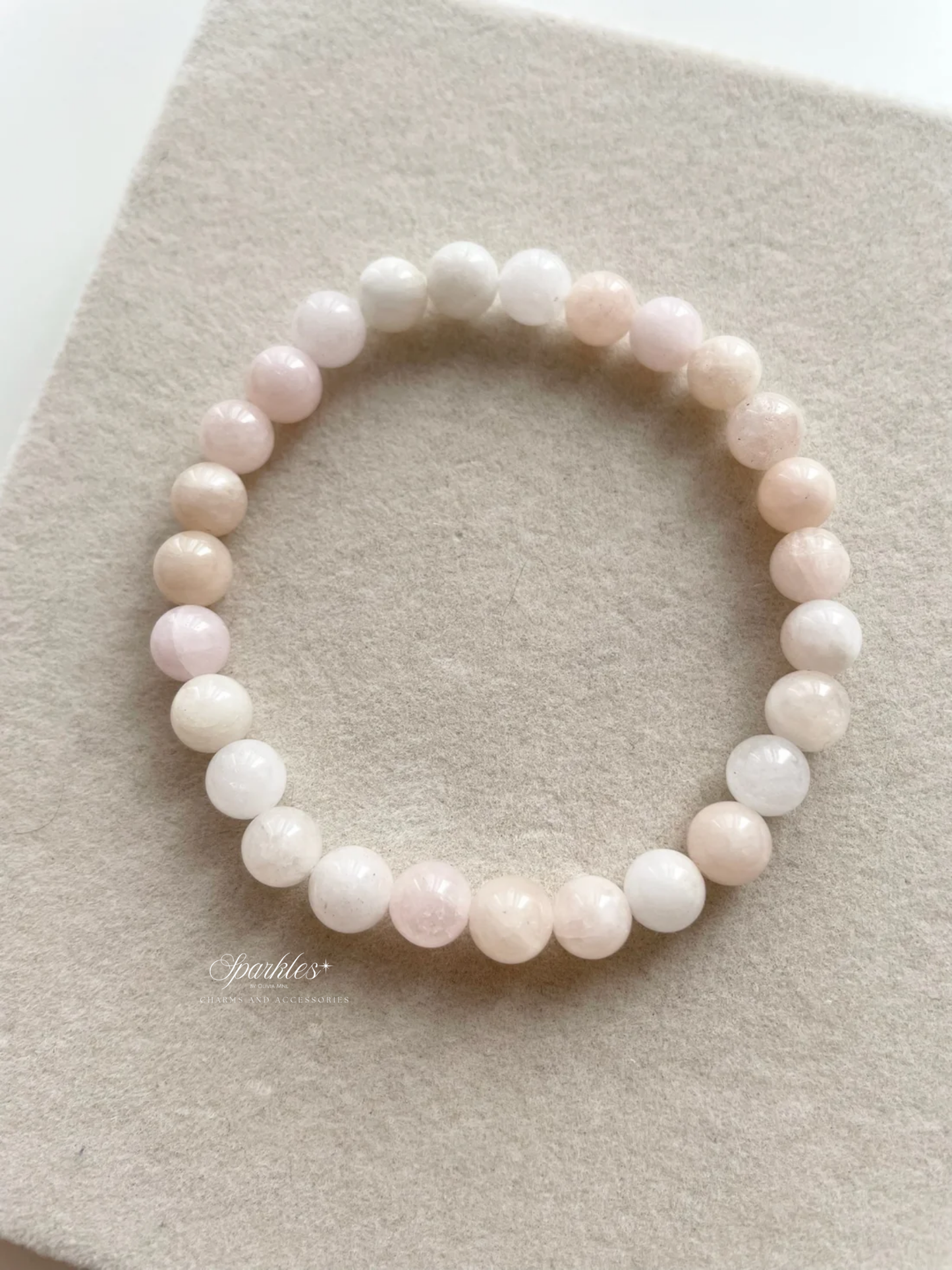 sel20 Pink morganite with sizes