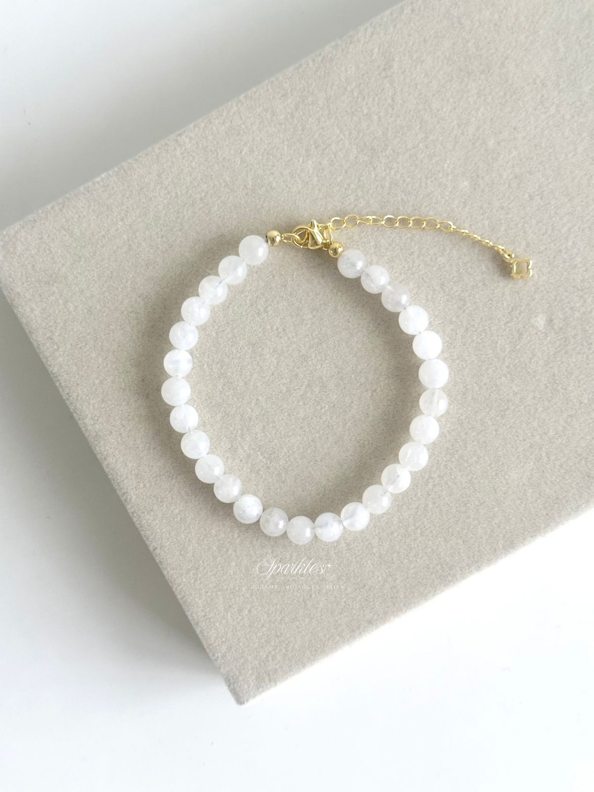 Sel33 Moonstone Beads Bracelet w/ extender
