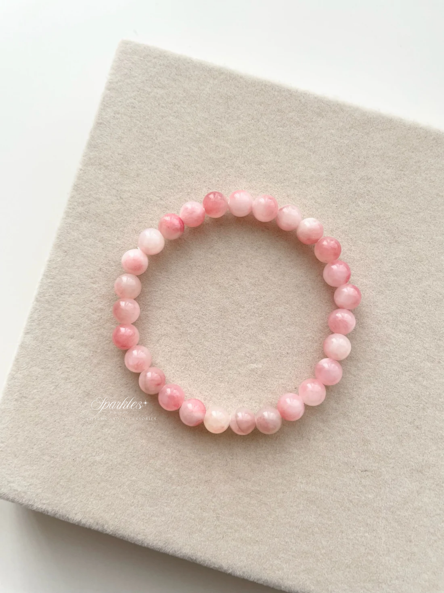 Sel3 Pink jade with sizes