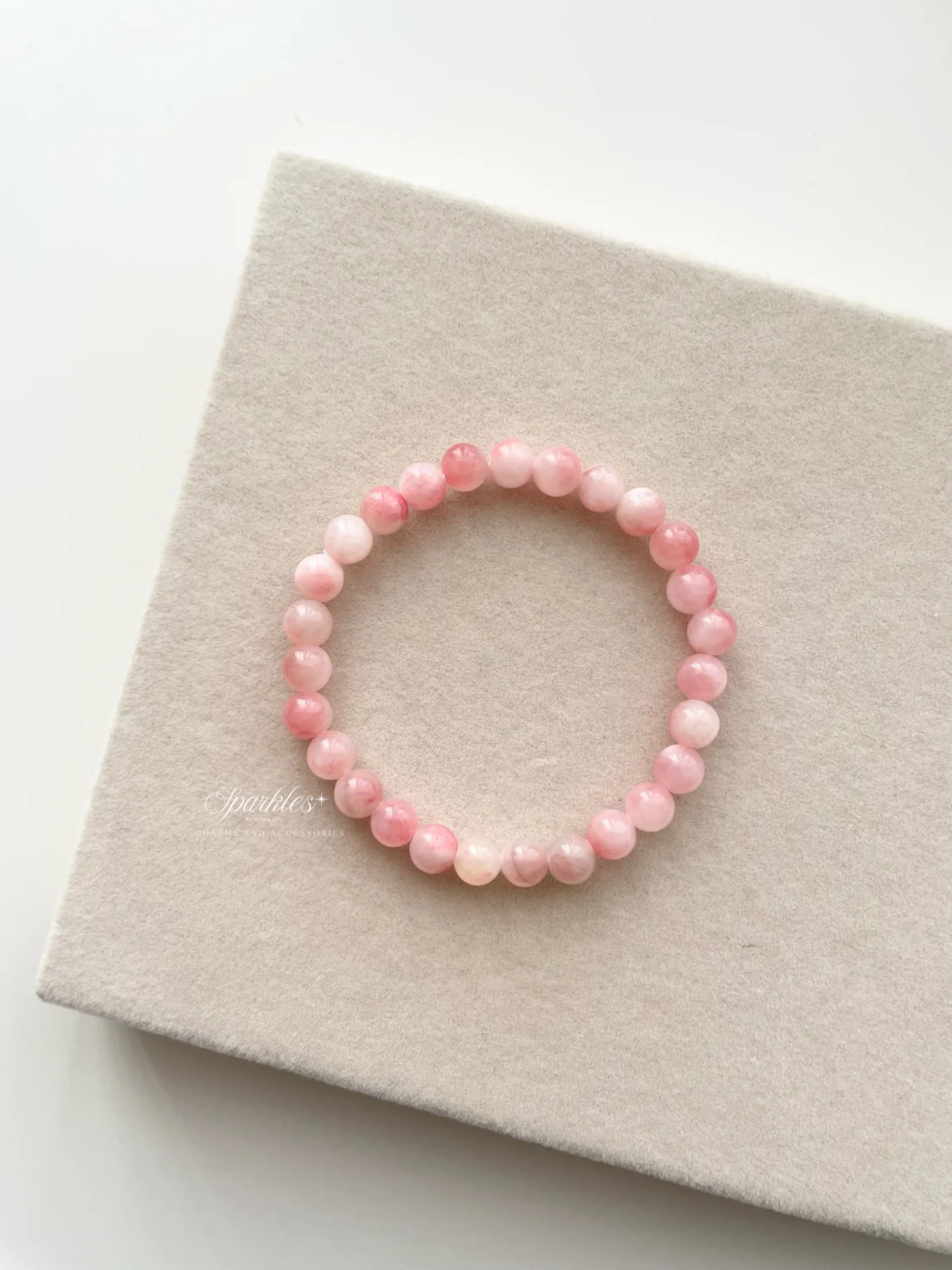 Sel3 Pink jade with sizes
