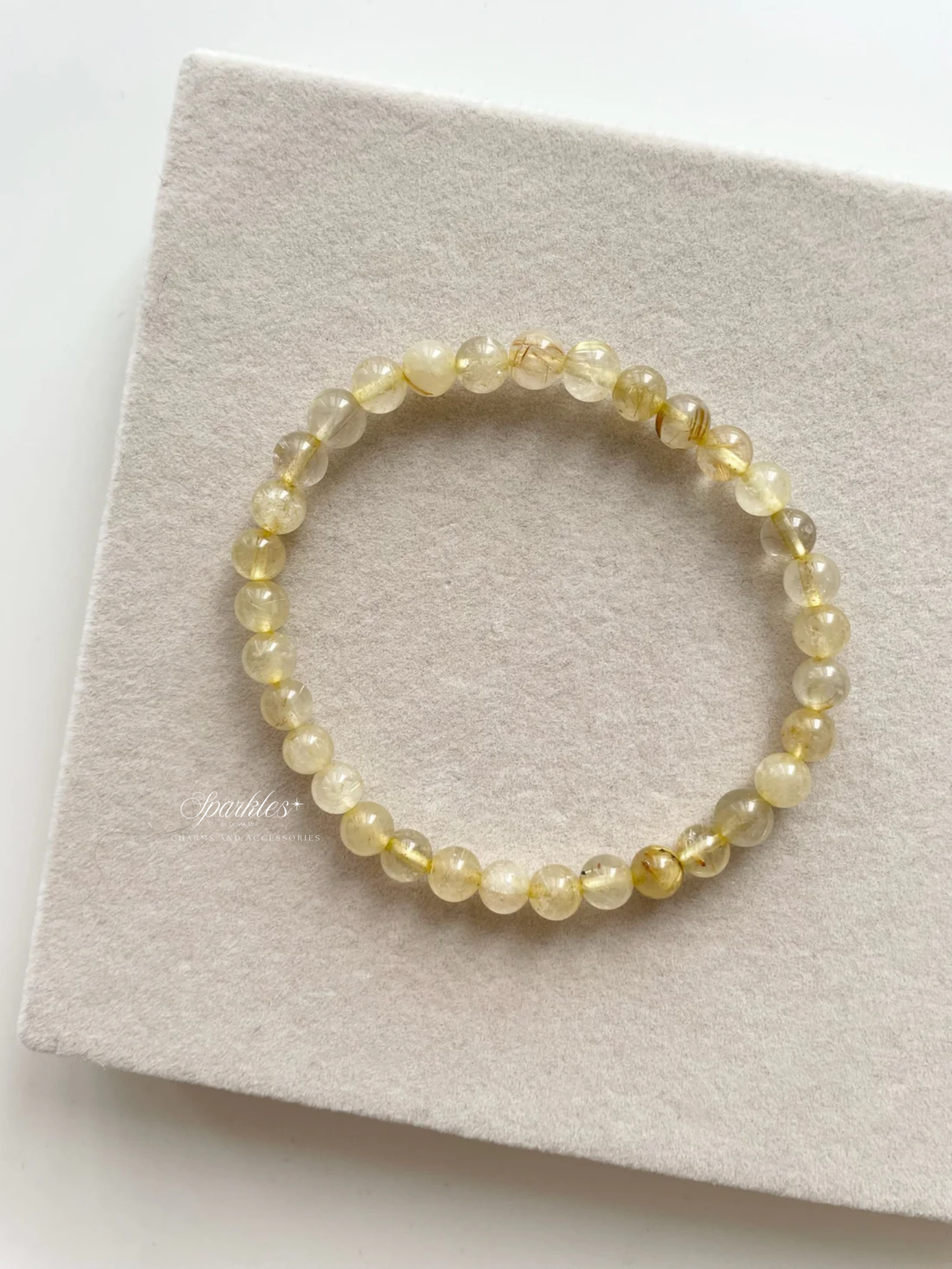 sel6 Gold Rutilated Quartz with sizes