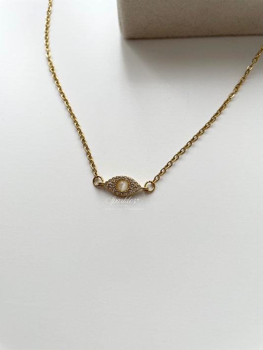 vibe6 Dainty Evil Eye Necklace
