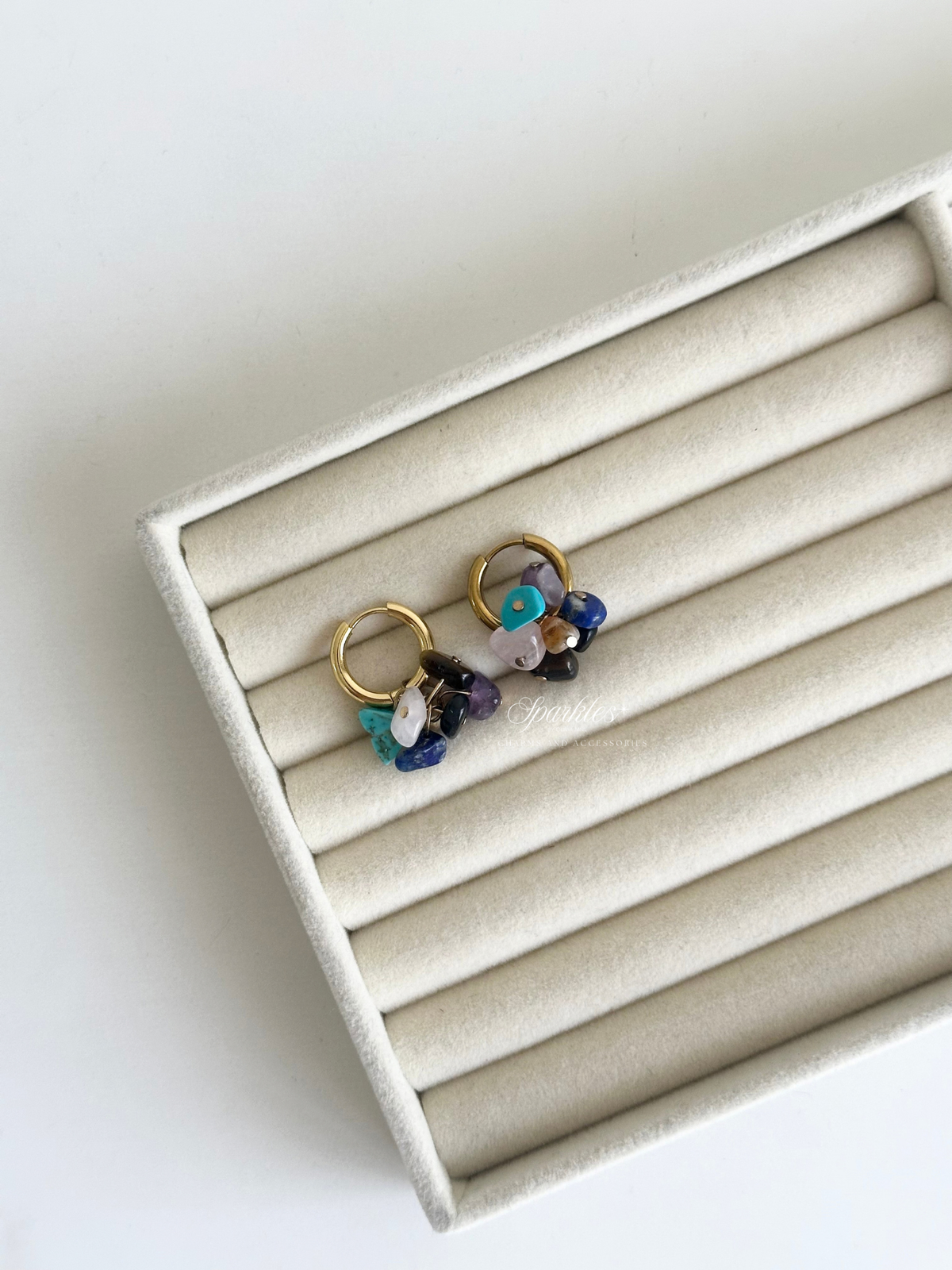 7 Chakra Hoop Earrings ch23