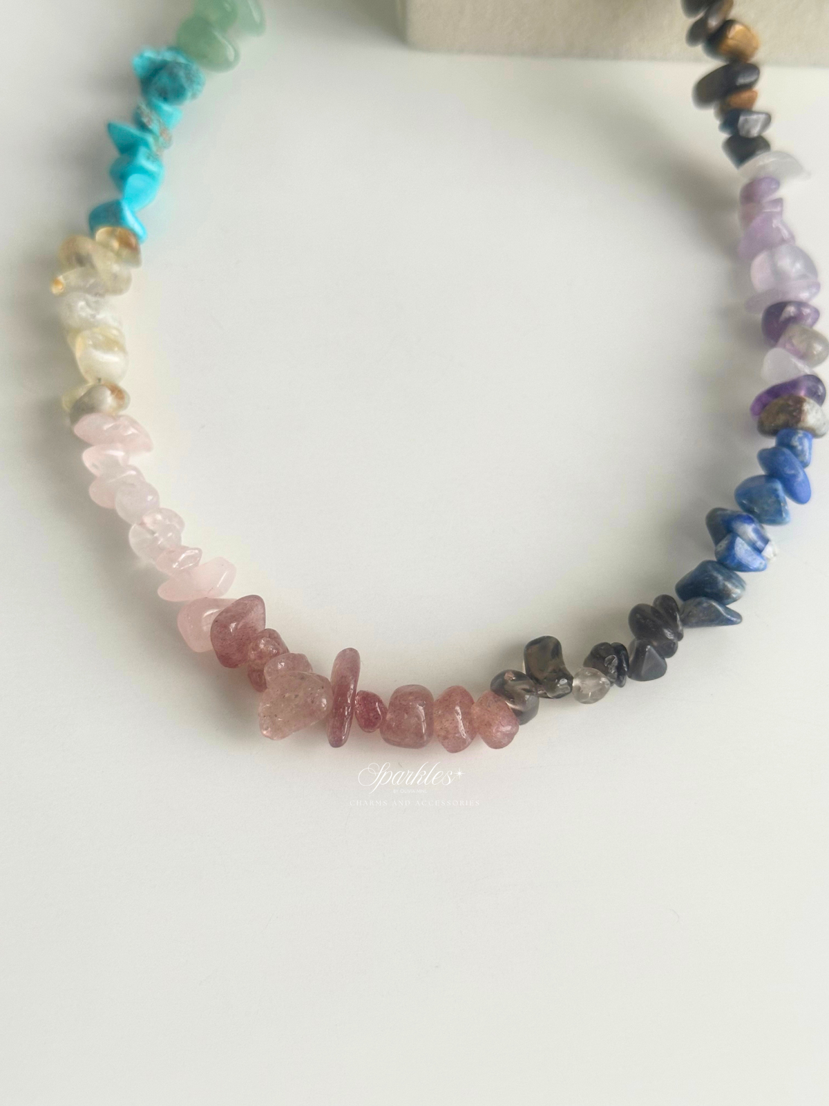 Multistone Charm Necklace charm38