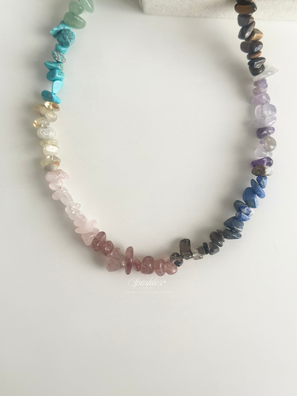 Multistone Charm Necklace charm38