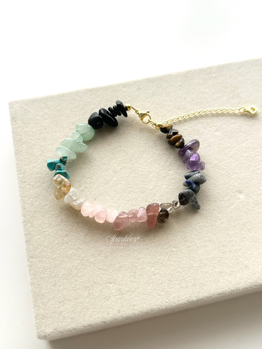 Abundance & Protection Multistone Charm Bracelet charm42