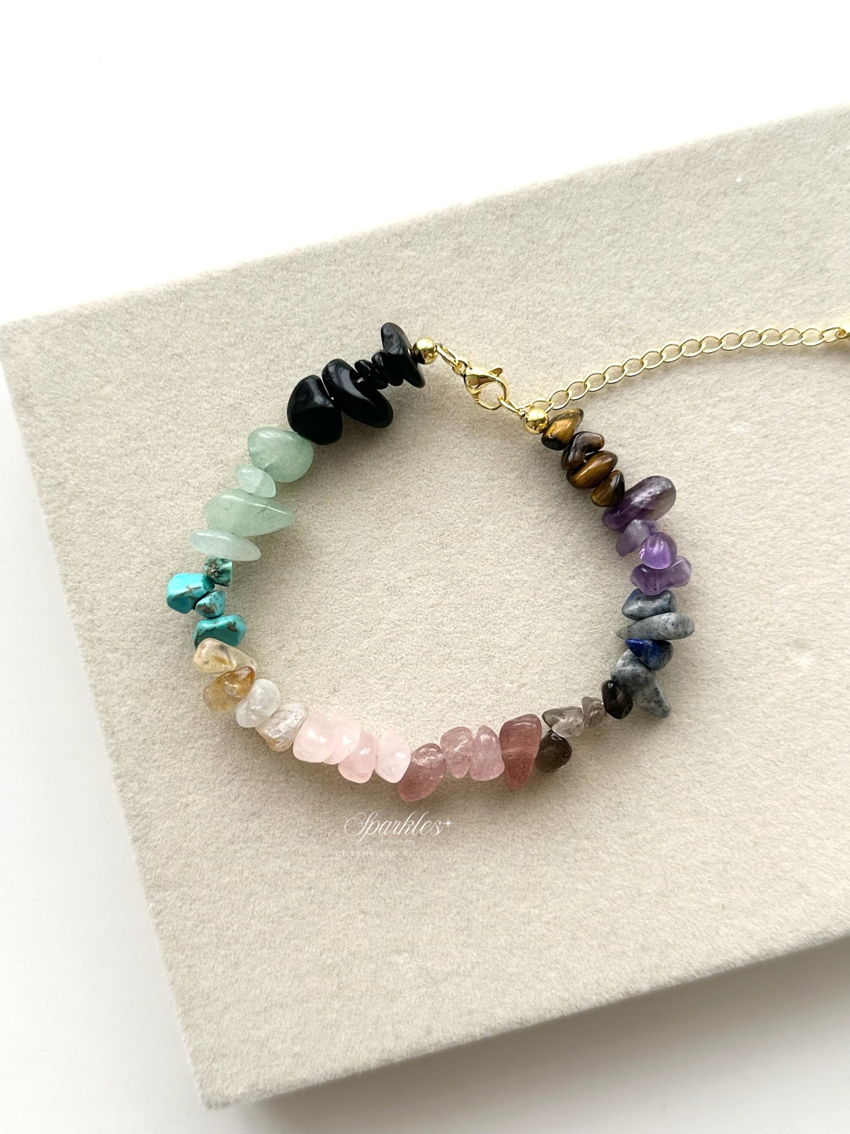 Abundance & Protection Multistone Charm Bracelet charm42