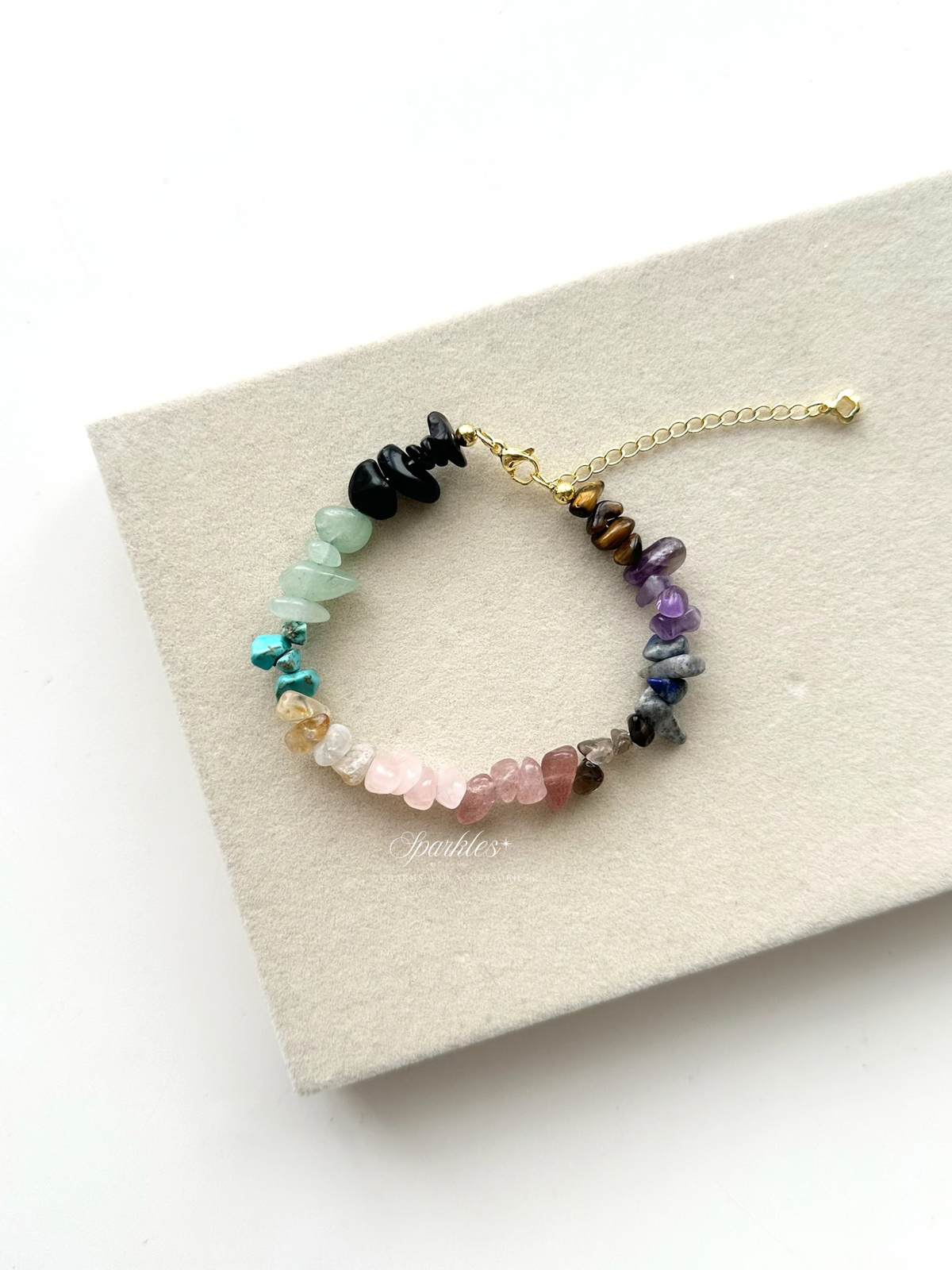 Abundance & Protection Multistone Charm Bracelet charm42