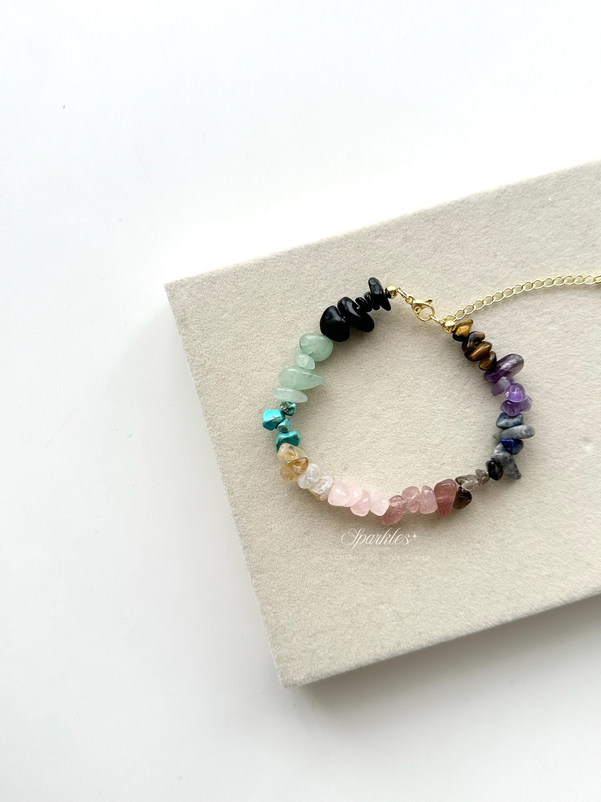 Abundance & Protection Multistone Charm Bracelet charm42
