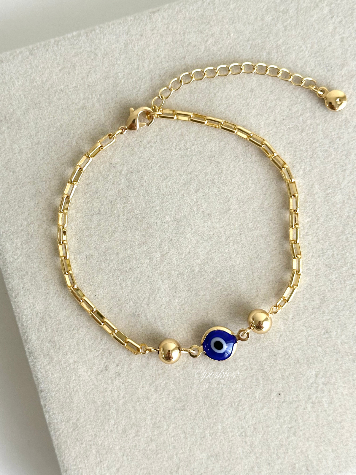 charm67 Evil Eye Gold Bracelet