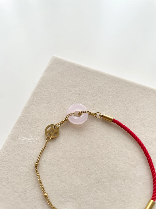gb551 Pink jade bracelet