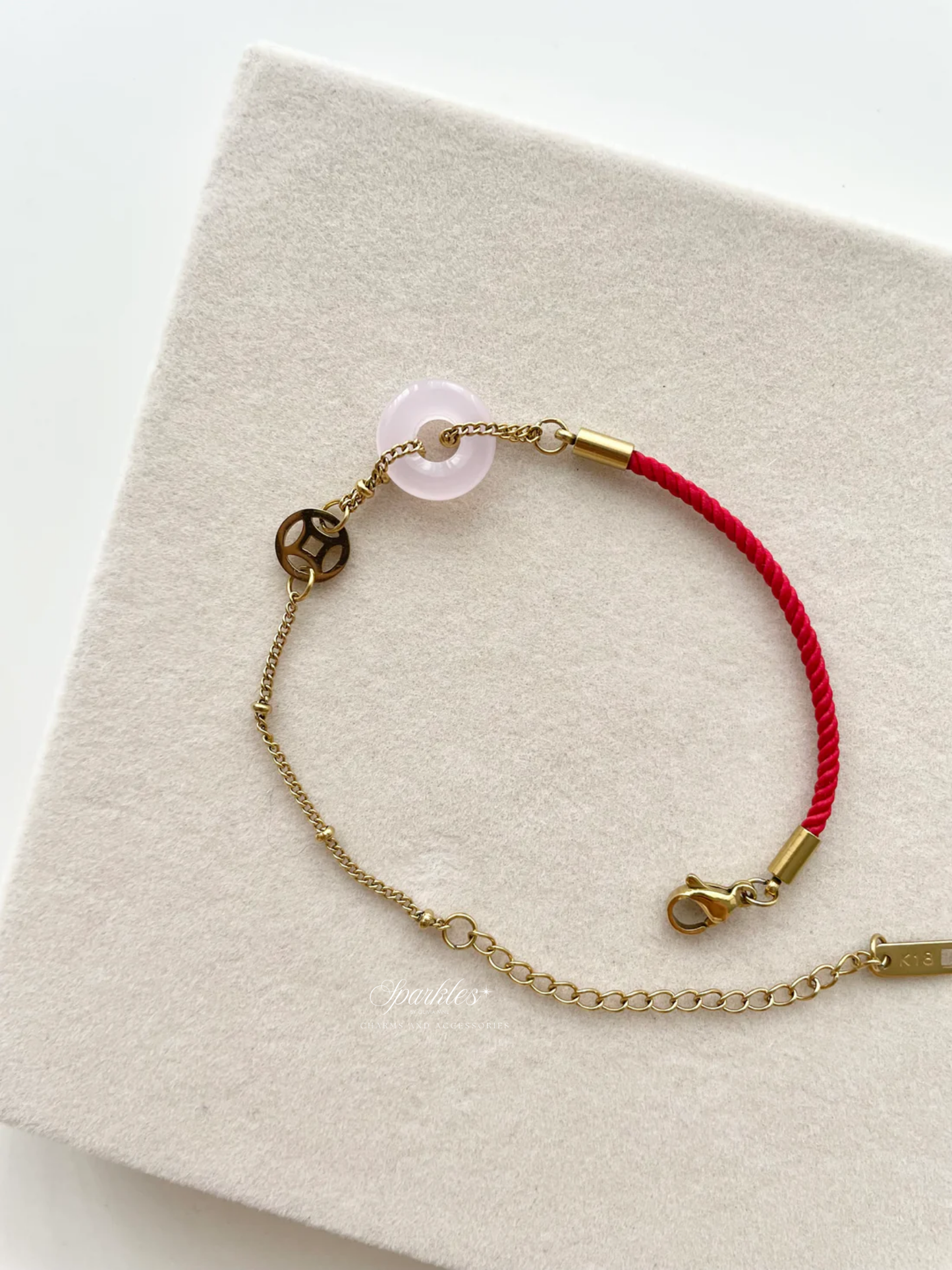 gb551 Pink jade bracelet